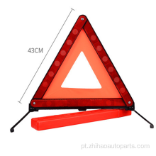 Triângulo de aviso de trânsito reflexivo